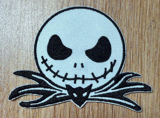 Jack Skellington - IRON-ON Embroidered Patch - Sold Individually