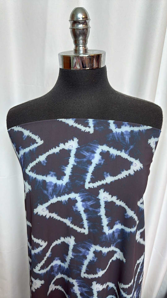 Triangle Tie Dye - Nylon/Spandex - 2 Yard Cut