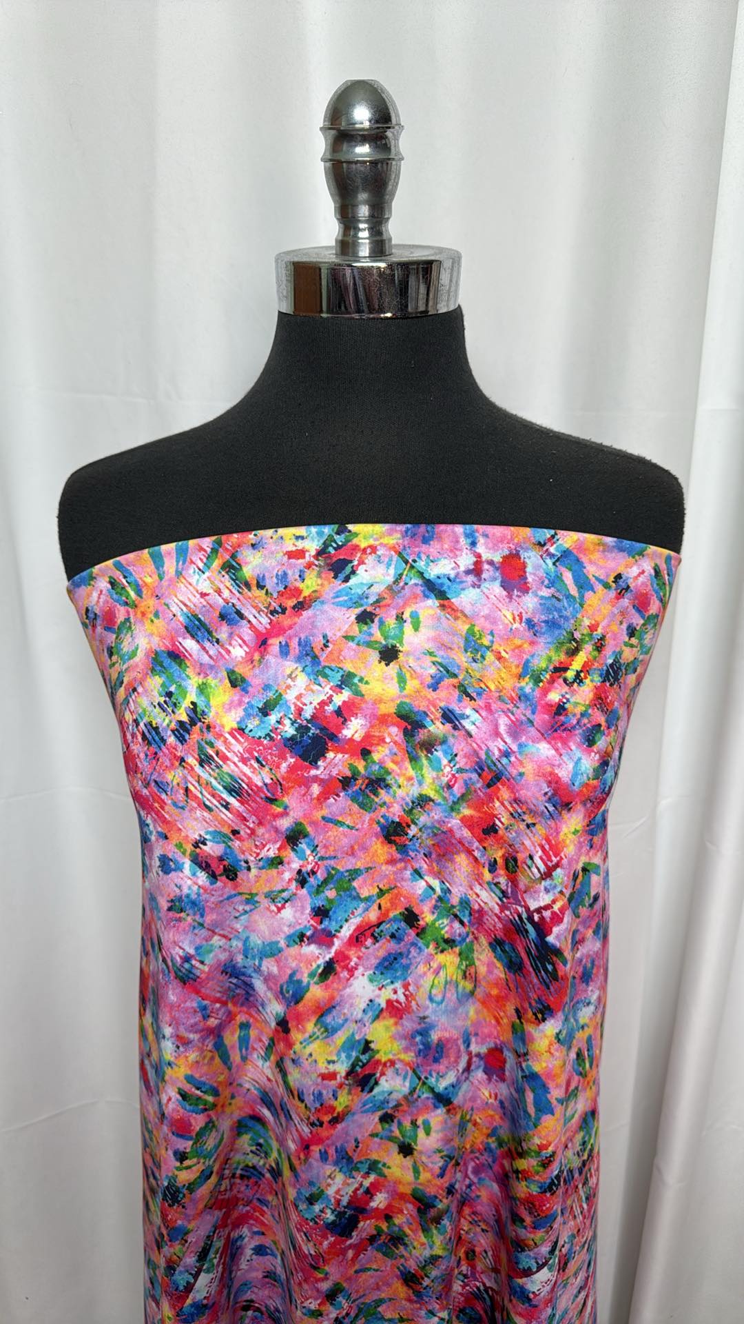 Multi Paint Strokes - Yoga Performance - 2 Yard Cut