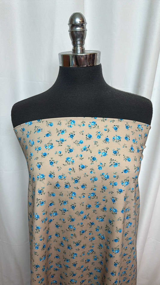 Ditsy Floral - Nylon/Spandex Swim - 2 Yard Cut