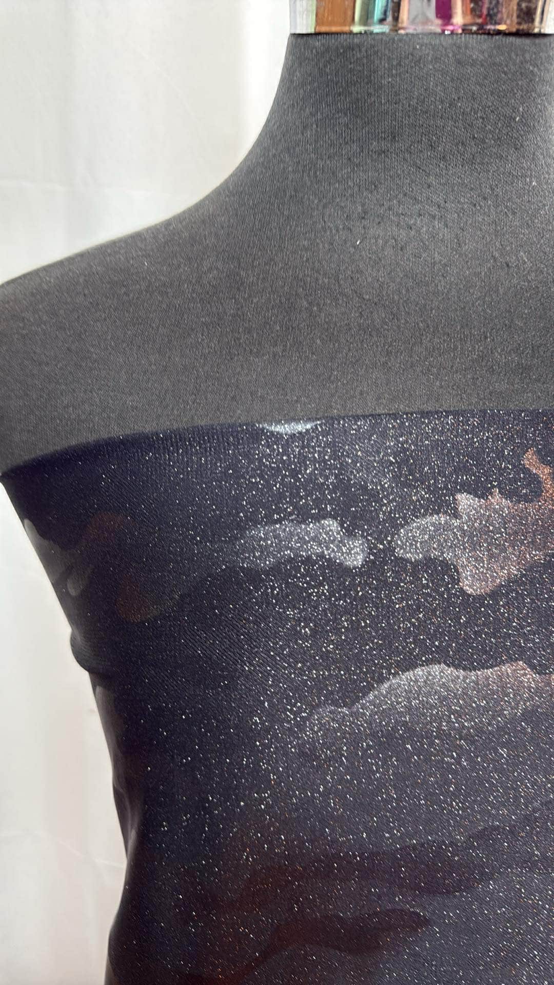 Black Camo - Foil Performance - 2 Yard Cut