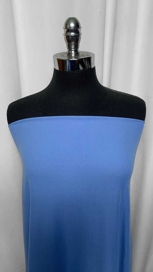 Blue - Ribbed Performance - 2 Yard Cut