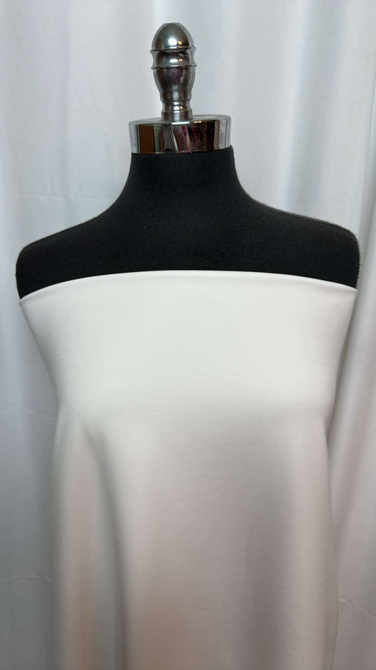 Ivory - Nylon Ponte - 2 Yard Cut