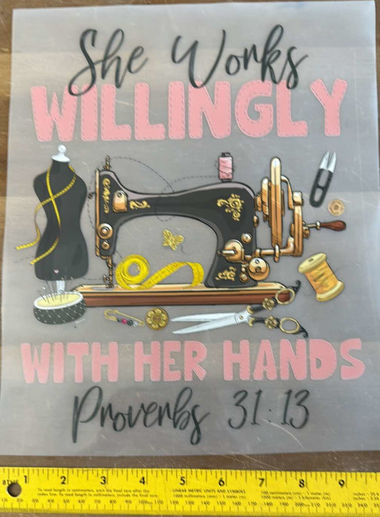 Proverbs - Iron On Decal - Sold Individually