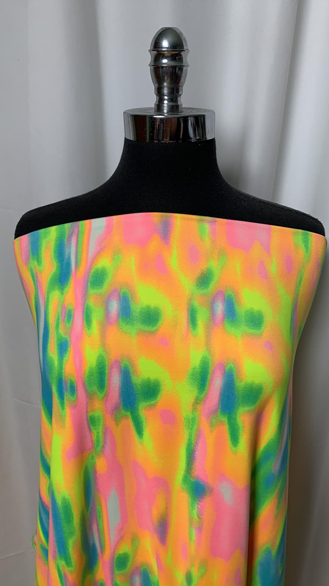 Bright Abstract - Double Brushed Poly Spandex - 3 Yard Cut