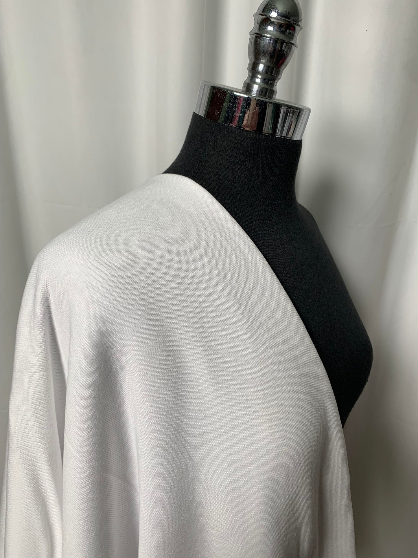 White - Sweatshirt Fleece - 1 Yard Cut