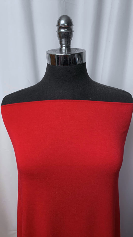 True Red - Rayon/Spandex - 4 Yard Cut