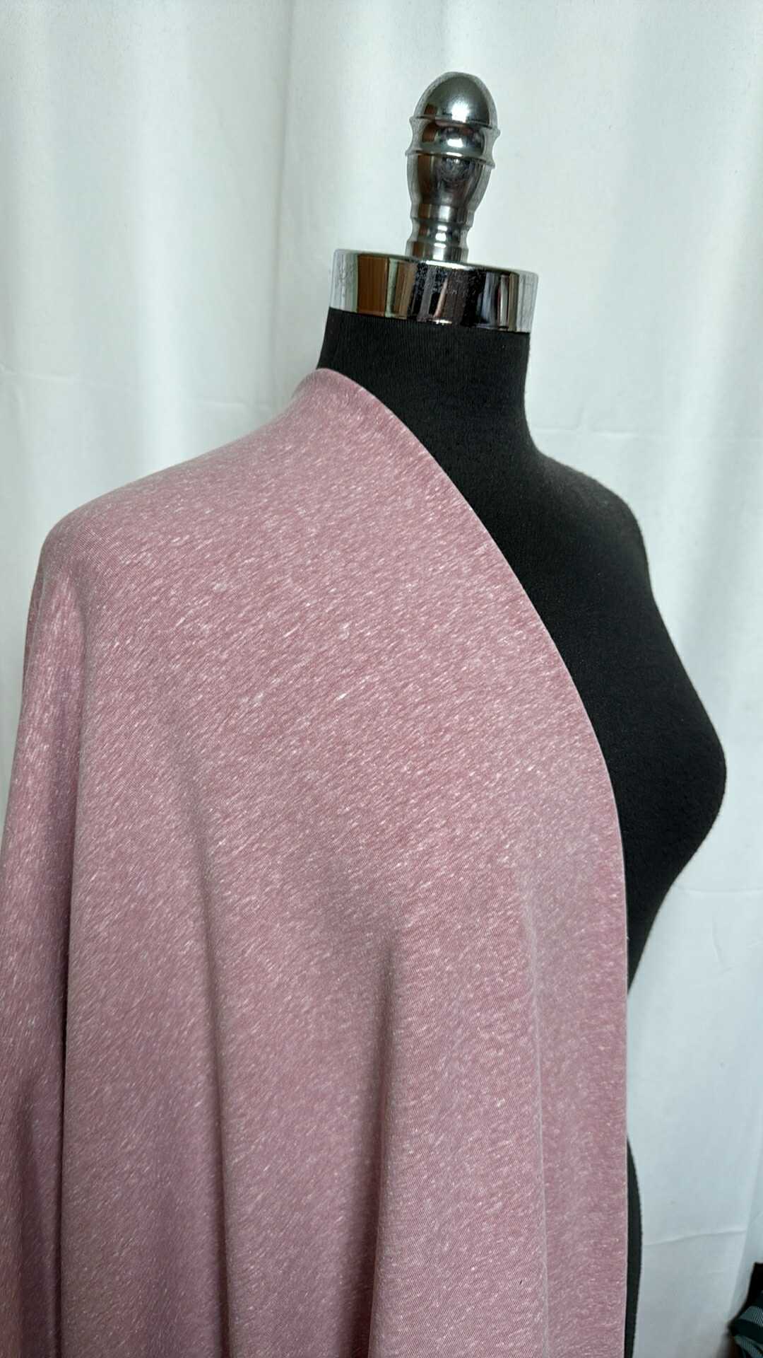 Pink - Triblend Brushed French Terry - 2 Yard Cut