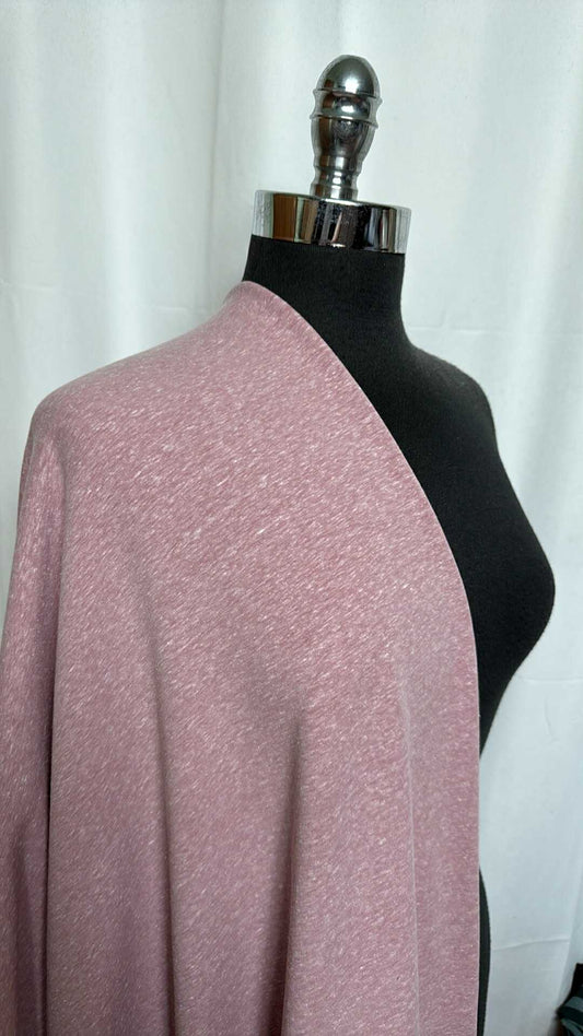 Pink - Triblend Brushed French Terry - 2 Yard Cut