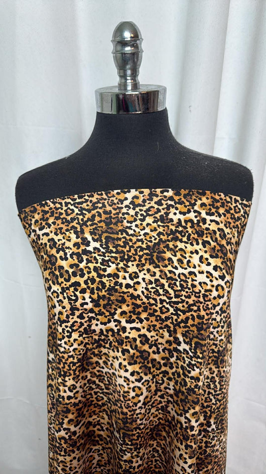 Leopard - Designer Nylon/Spandex Swim - 1 Yard Cut
