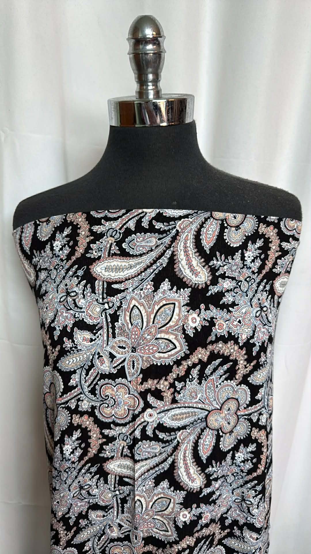 Paisley - Crinkle Rayon Woven - 2 Yard Cut