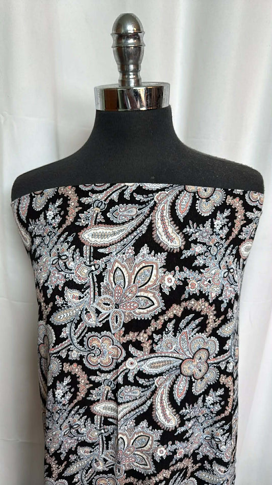 Paisley - Crinkle Rayon Woven - 2 Yard Cut