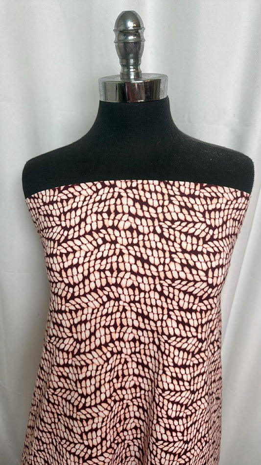 Horizontal Vines - Designer Nylon/Spandex Swim - 1.5 Yard Cut
