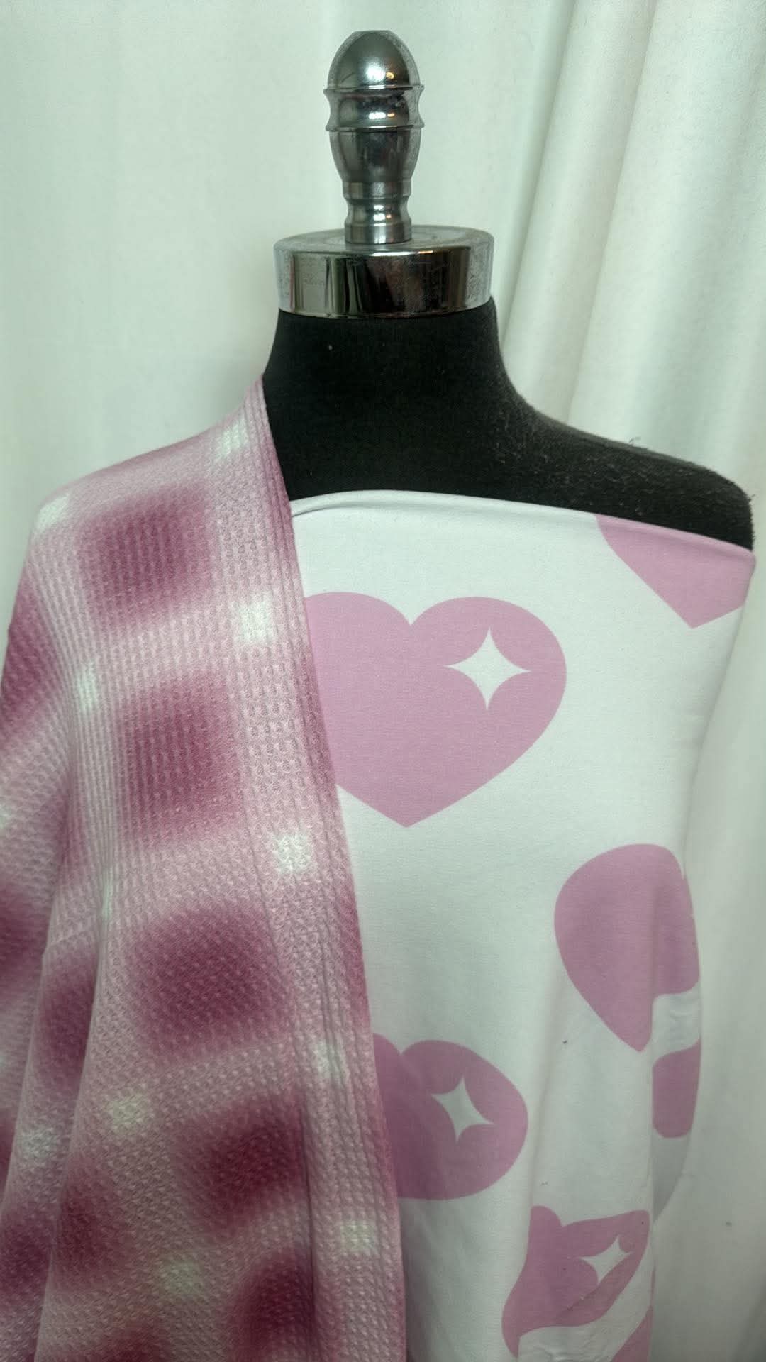 SQUARES/HEARTS BUNDLE : 2YD Hearts C/S & 2YD Squares Thermal : A30925