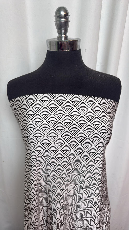 Scallop - Designer Nylon/Spandex Swim - 2 Yard Cut