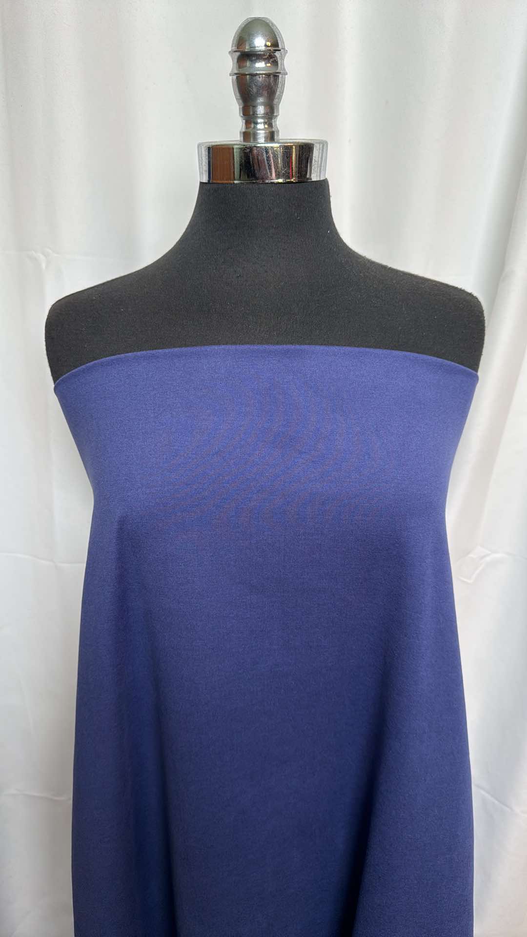 Eternal Blue Heather - Peached Performance - 2 Yard Cut