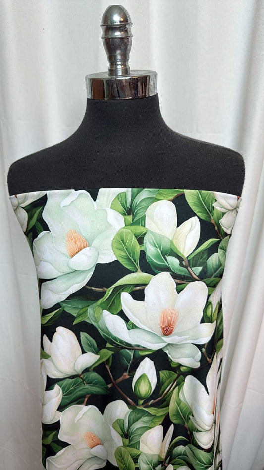 Magnolia Garden - Poly/Spandex Single Brushed Performance - 2 Yard Cut