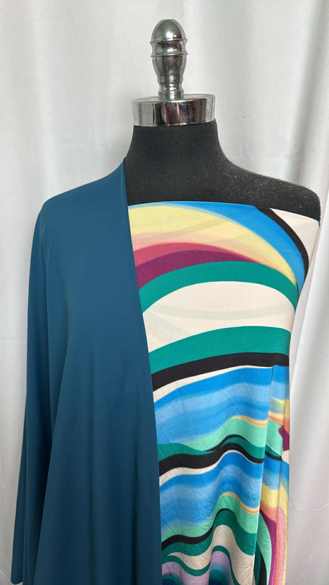 TEAL/SWIM PANELS BUNDLE : 2YD Teal N/S Swim & 3 N/S Swim Panels (24") : A30458
