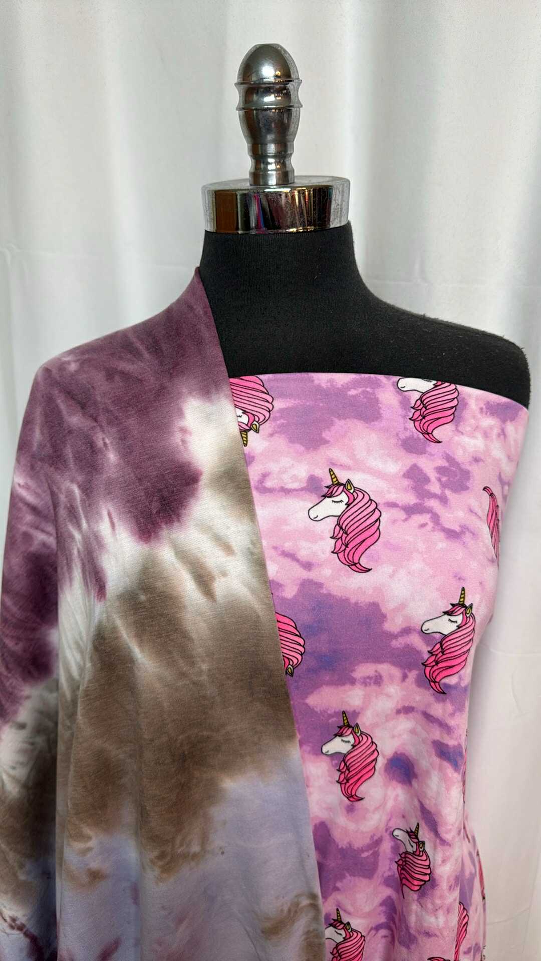 UNICORN/TIE DYE BUNDLE : 2YD Unicorn DBP & 2YD Tie Dye PRS FT : A29340
