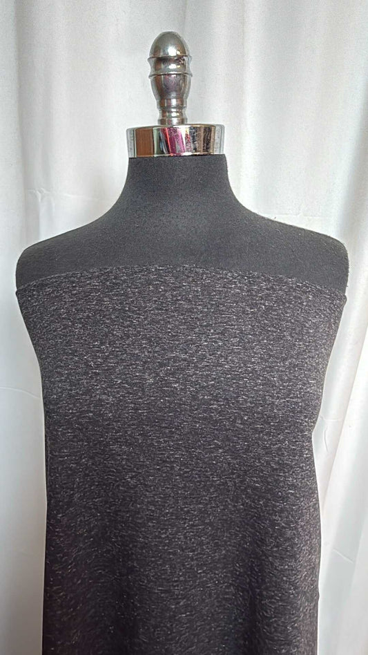 Charcoal (Triblend Face) - Scuba - 2 Yard Cut