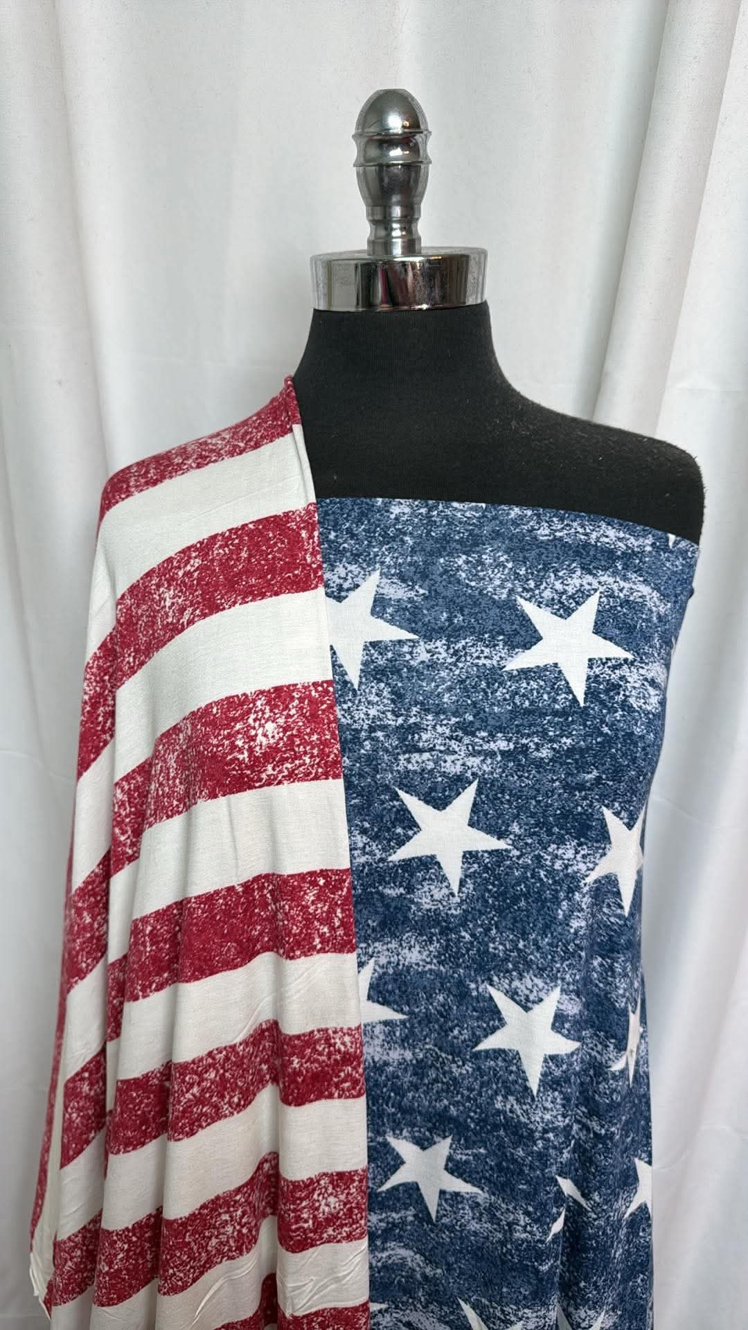 DISTRESSED STARS & STRIPES BUNDLE : 2YD Distressed Stars Modal & 2YD Distressed Stripe Modal : A30604