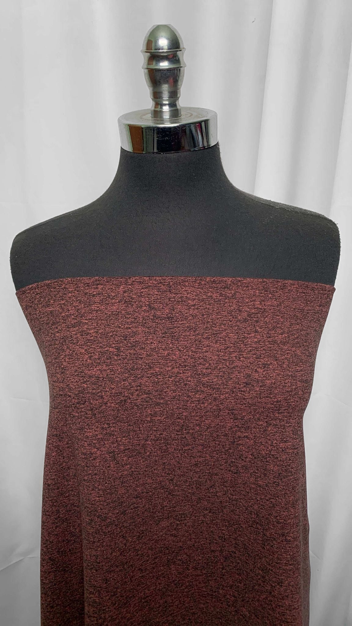 Rose Gold/Black - Peached Performance - By the 1/2 Yard