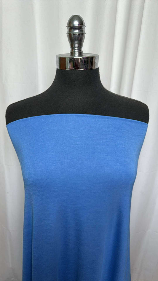 Blue - Rayon/Spandex - 2 Yard Cut