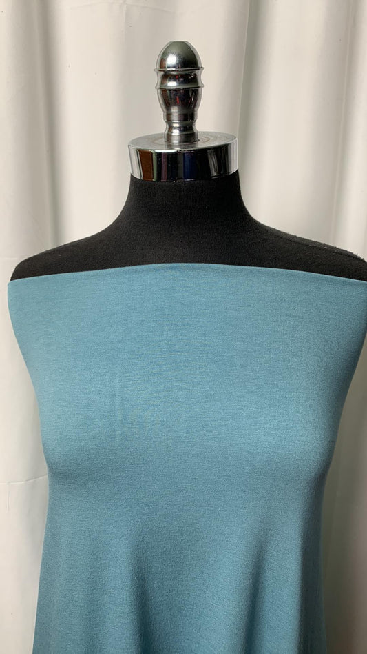 Solid Bluebird - Bamboo/Cotton/Spandex - By the Yard