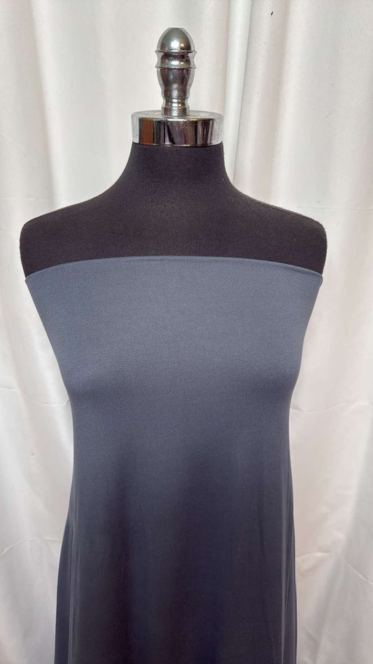 Steel - Double Brushed Poly Spandex - 2 Yard Cut