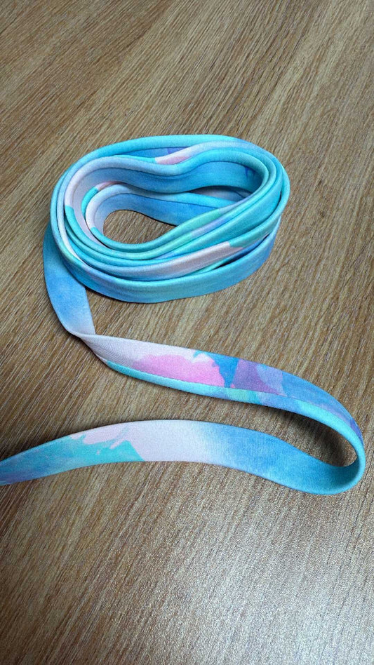 5/8” Nylon/Spandex Swim Straps w/Rubber Elastic Enclosed - 5 Yards
