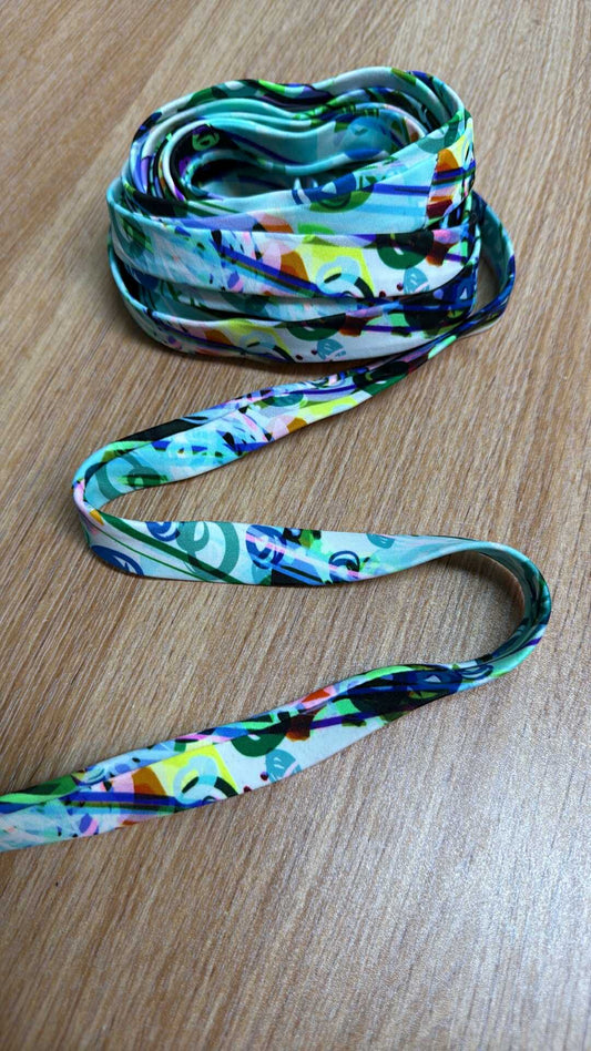 5/8” Nylon/Spandex Swim Straps w/Rubber Elastic Enclosed - 5 Yards