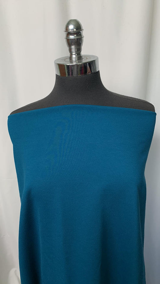 Teal - Nylon Ponte - By the Yard