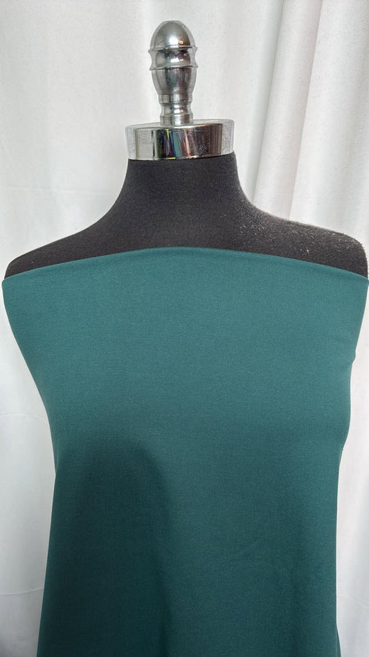 Teal Sea Heather - Peached Performance - By the 1/2 Yard