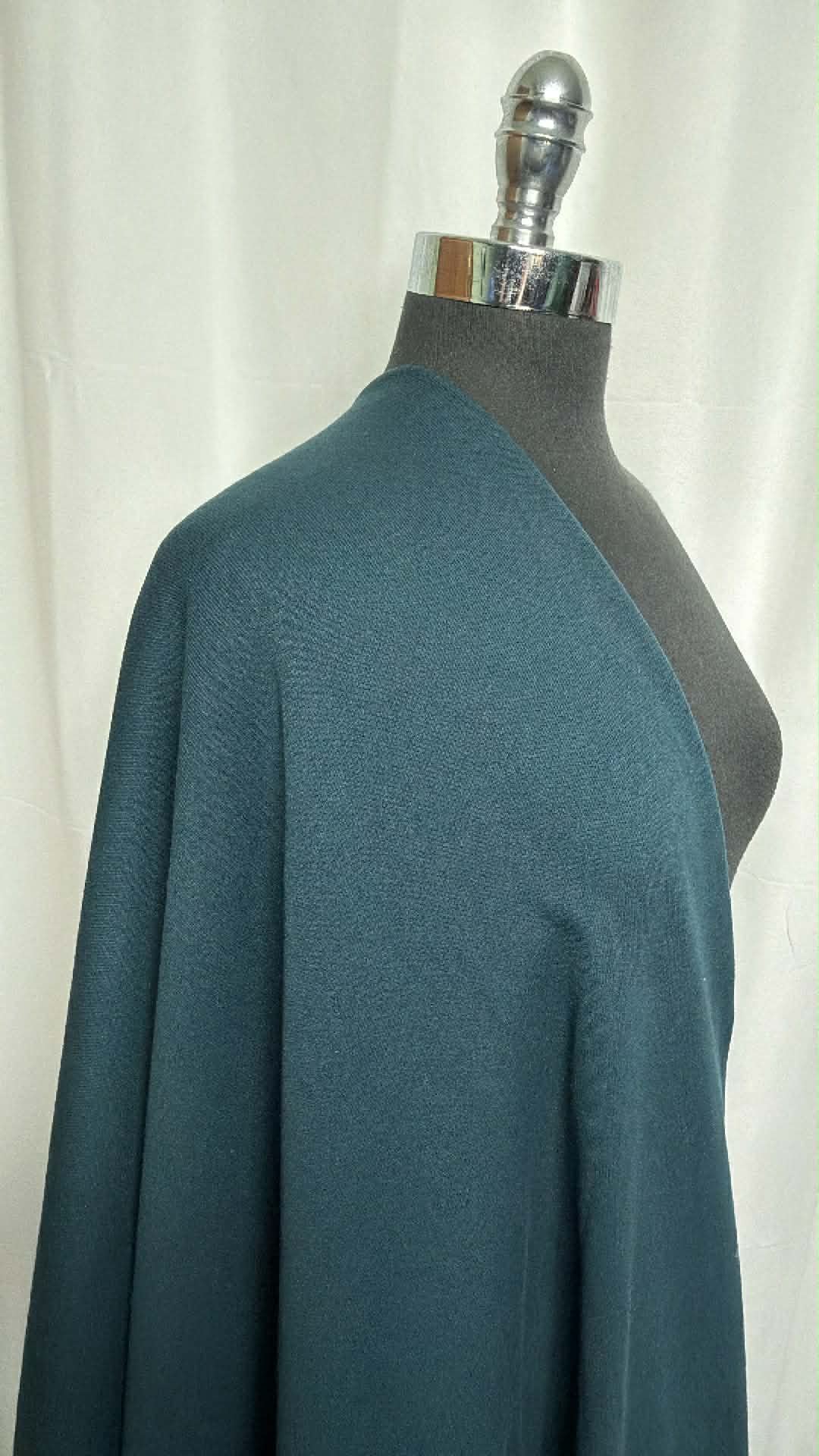 Teal - Cotton/Poly Sweatshirt Fleece (72" Wide) - 2 Yard Cut