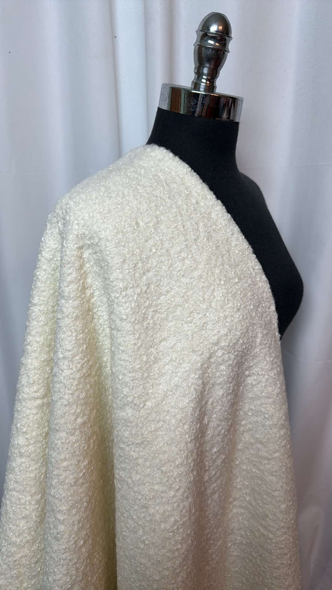 Ivory - Teddy - 2 Yard Cut
