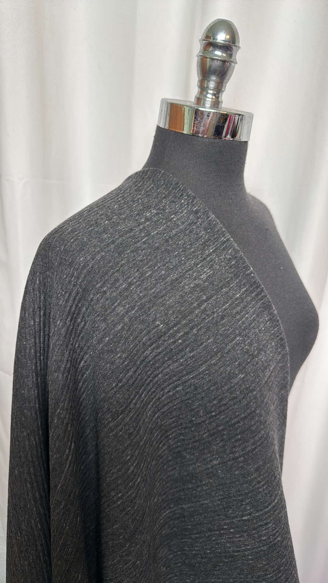 Charcoal Triblend - Quilted - 2 Yard Cut