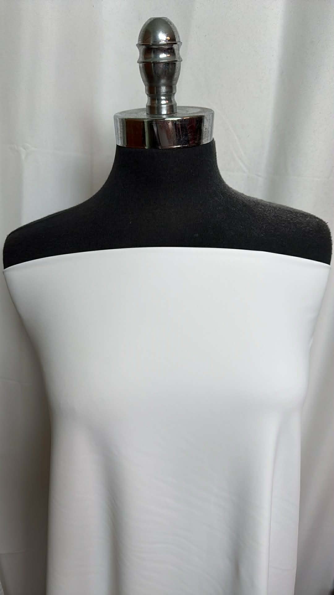 White - Poly Interlock Wicking Lining - 2 Yard Cut