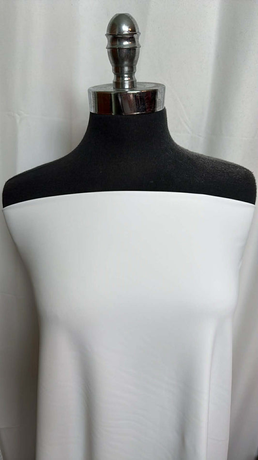White - Poly Interlock Wicking Lining - 2 Yard Cut