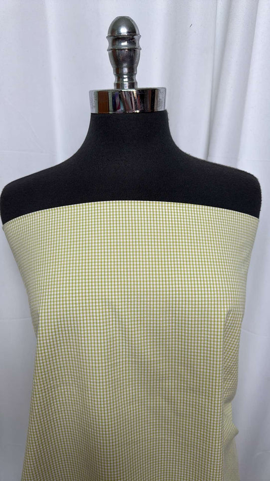 Apple Green - Seersucker Woven - 2 Yard Cut