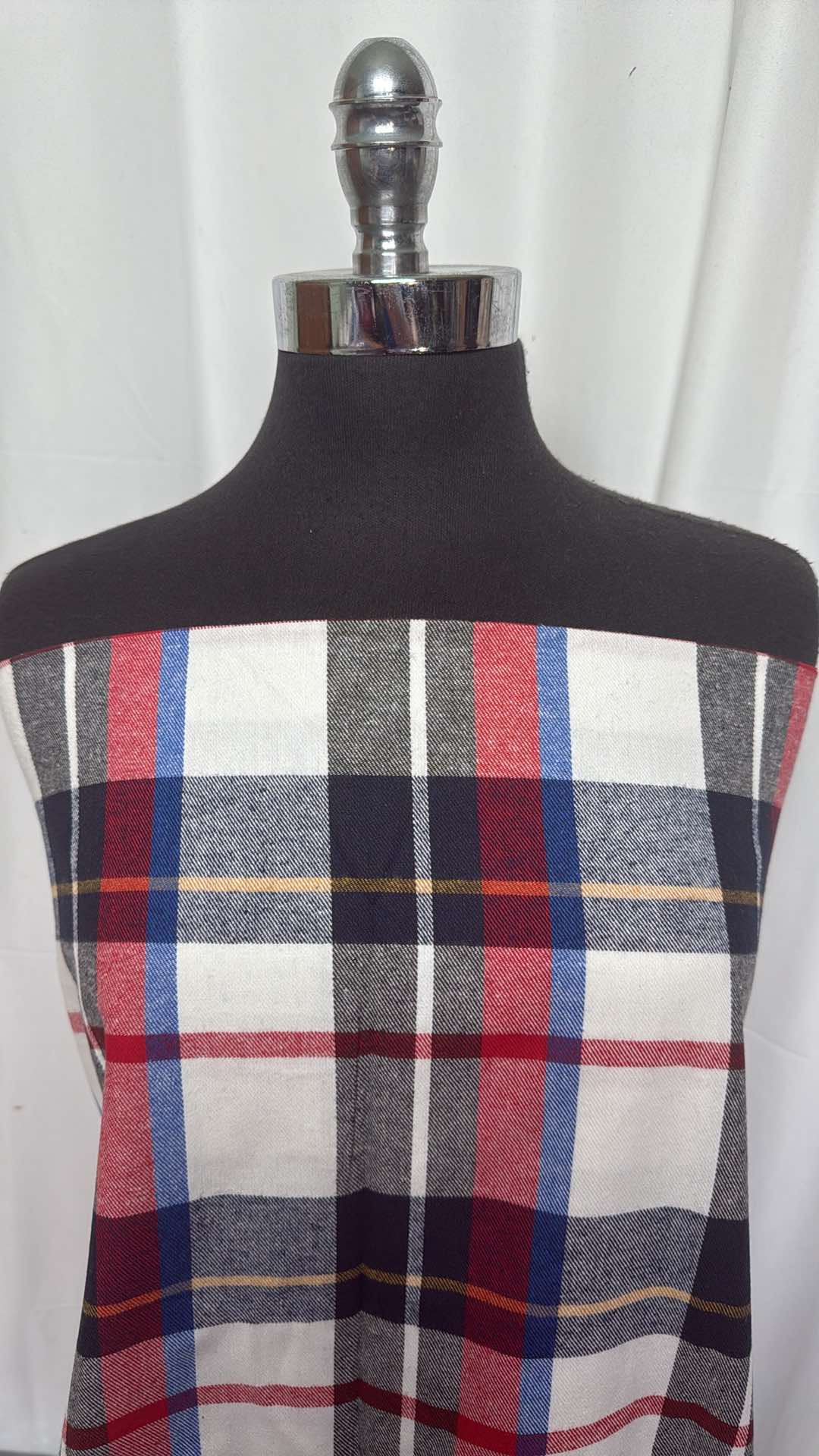 Plaid - Yarn-Dyed Cotton Flannel - 2 Yard Cut