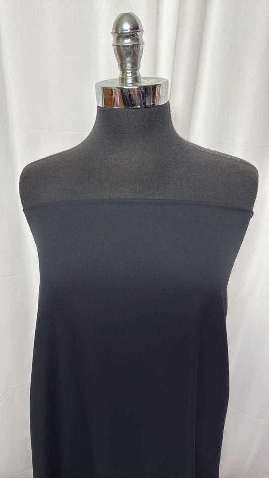 Black - Microfiber Stretch Woven (52" Wide) - 2 Yard Cut