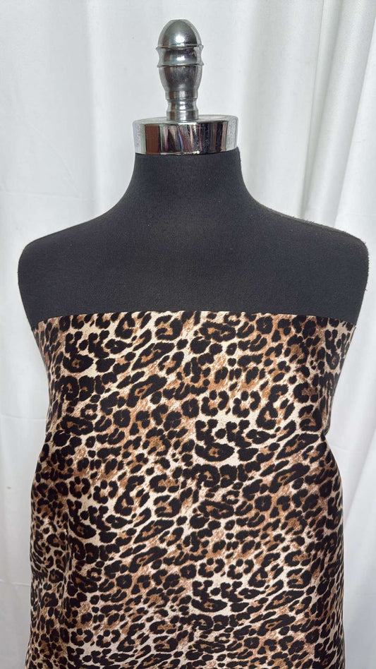 Leopard - Water-Resistant Poly Woven - 2 Yard Cut