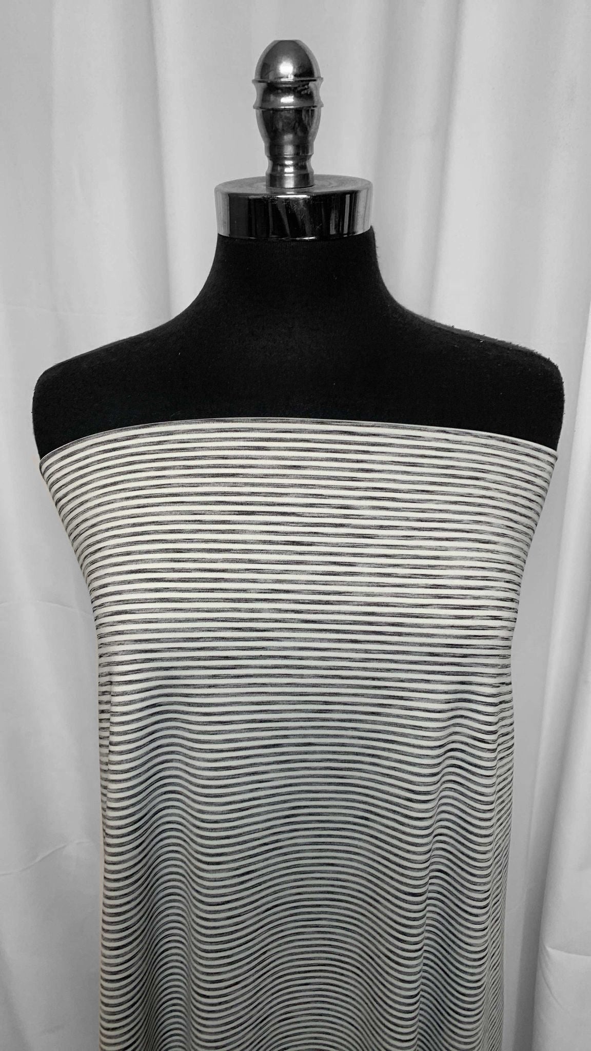 Distressed Stripe - Yoga Performance - 2 Yard Cut