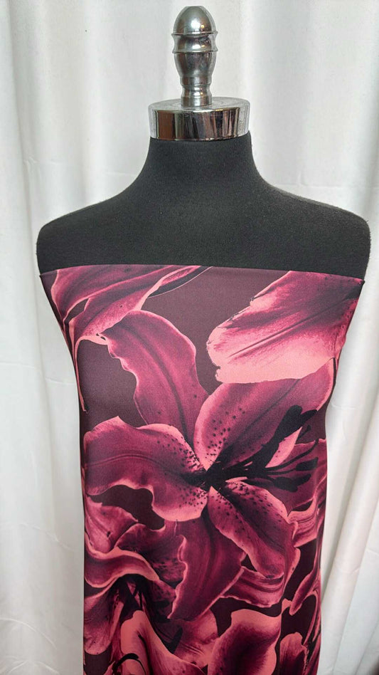 Dark Lily - Yoga Performance - 2 Yard Cut