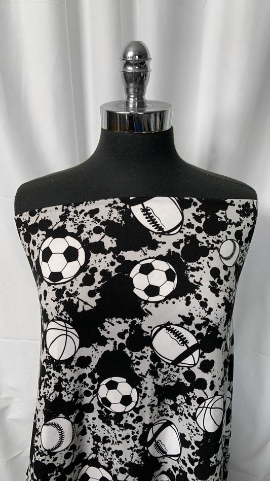 Tie Dye Sports - Double Brushed Poly Spandex - 2 Yard Cut