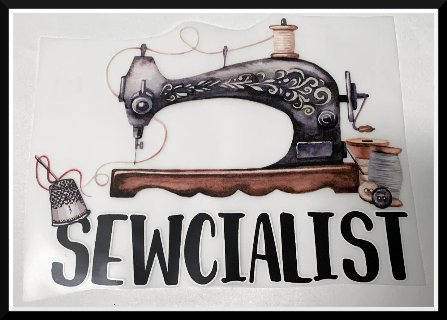Sewcialist - Iron On Decal - Sold Individually