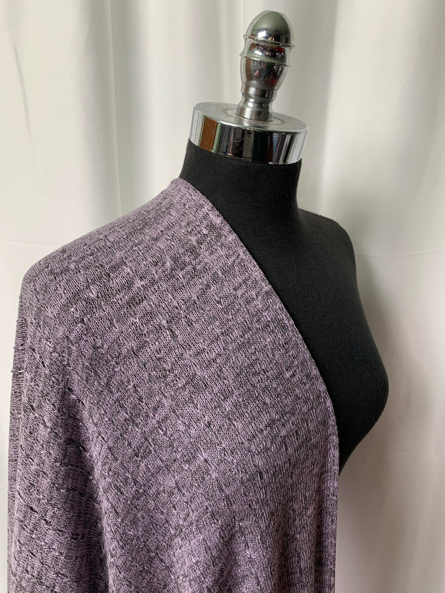 Purple - Light Weight Sweater Knit - By the Yard