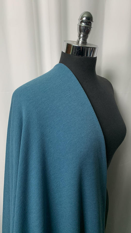 Teal- Sweatshirt Fleece - 2 Yard Cut