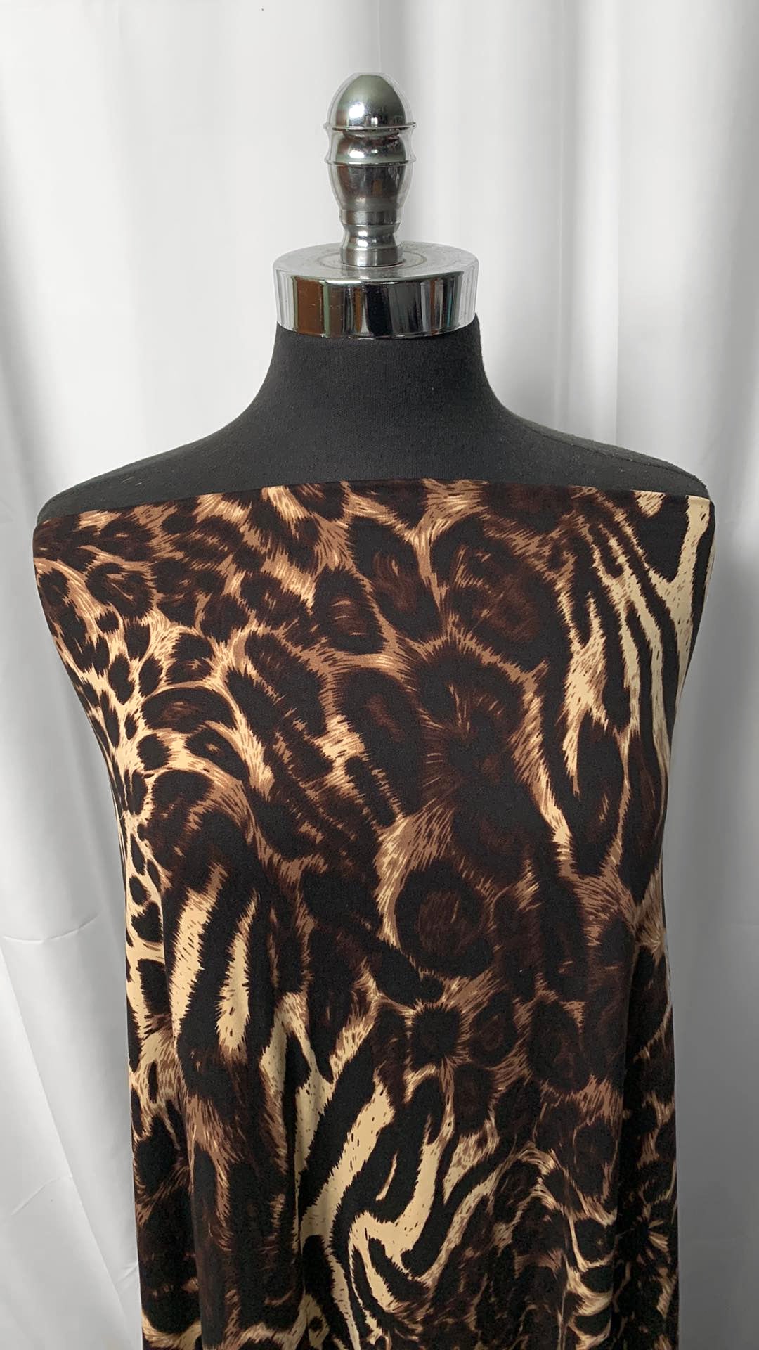 Animal Print - Double Brushed Poly Spandex - 2 Yard Cut