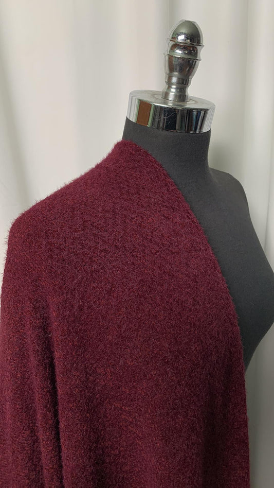 Burgundy - Fluffy Chenille - By the Yard